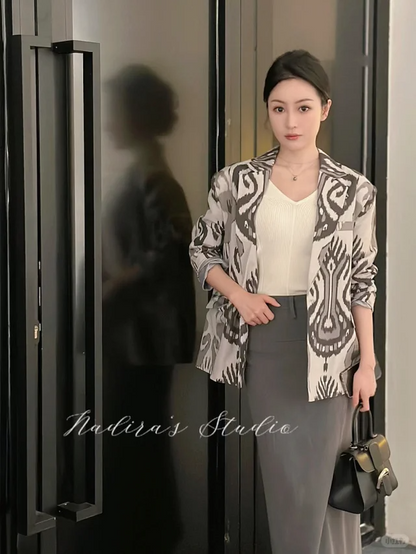 Etles Keten Blazer
