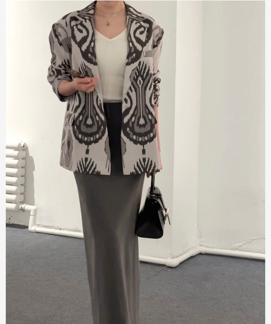 Etles Keten Blazer